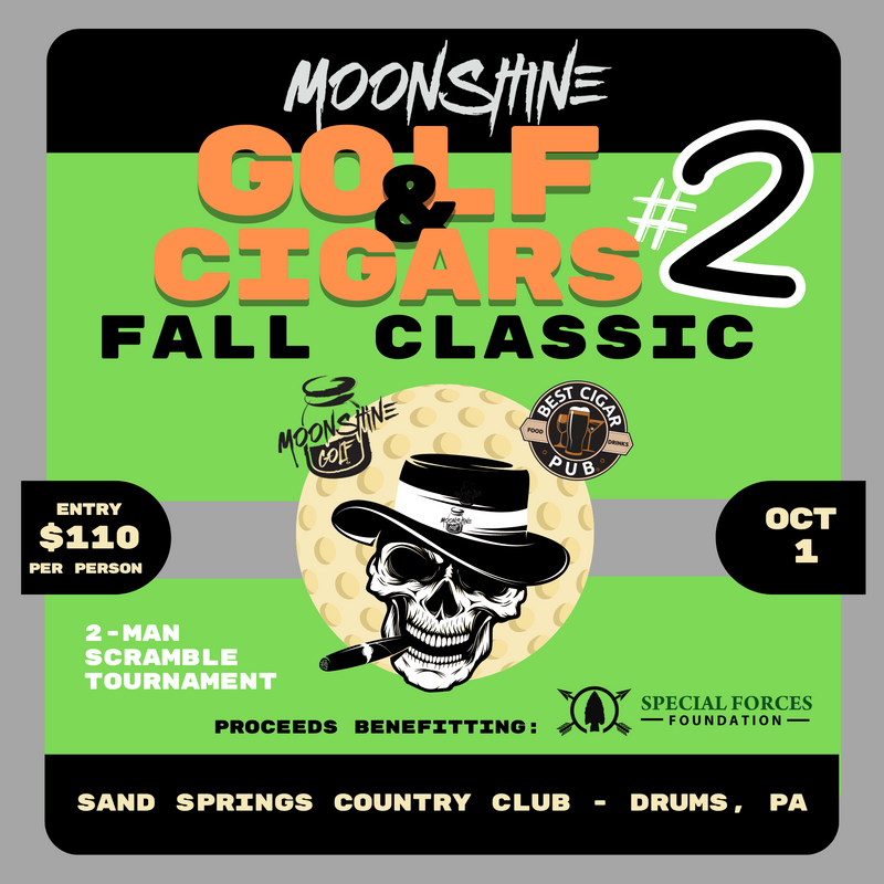 2023 Moonshine Golf x Best Cigar Pub - Golf & Cigar Fall Classic Golf Tournament (2-Man Team)
