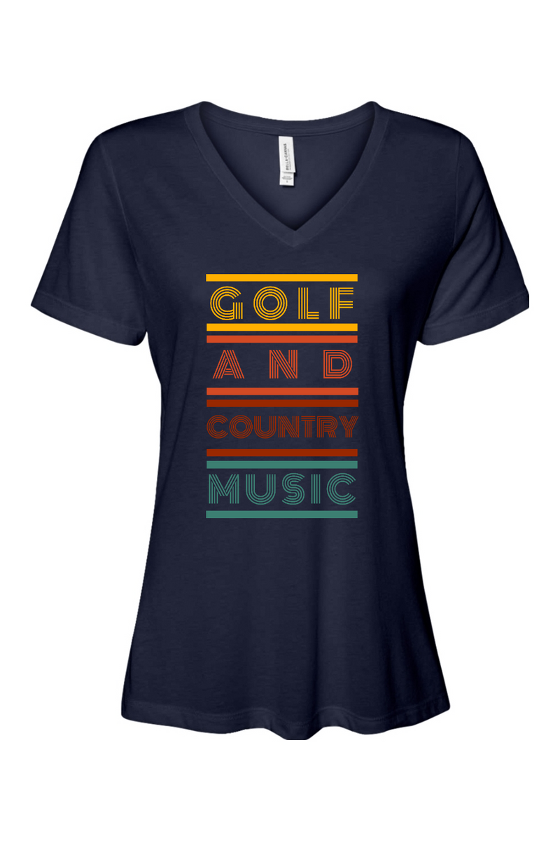Golf & Country - Women's Relaxed V-Neck